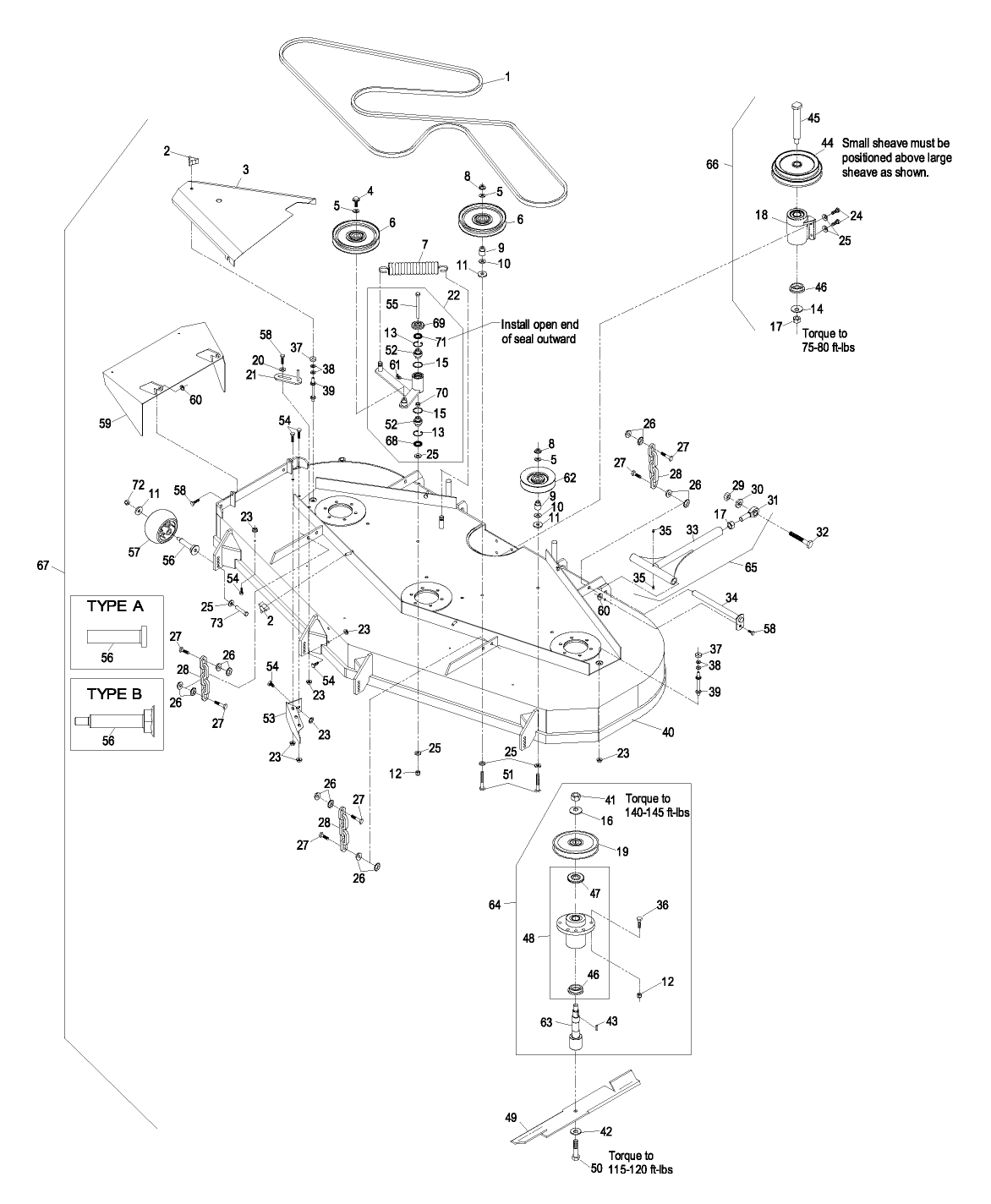Mana Diagram ２枚セット Exmark Mower and Parts Diagrams | Exmark