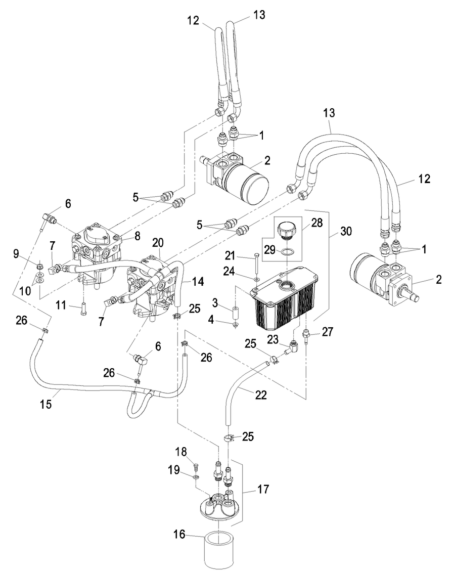 【AAKE】 DAMAGE SECTION PT eXmark Zero-Turn Lazer Z AS sn 850000-919999Parts and Diagram