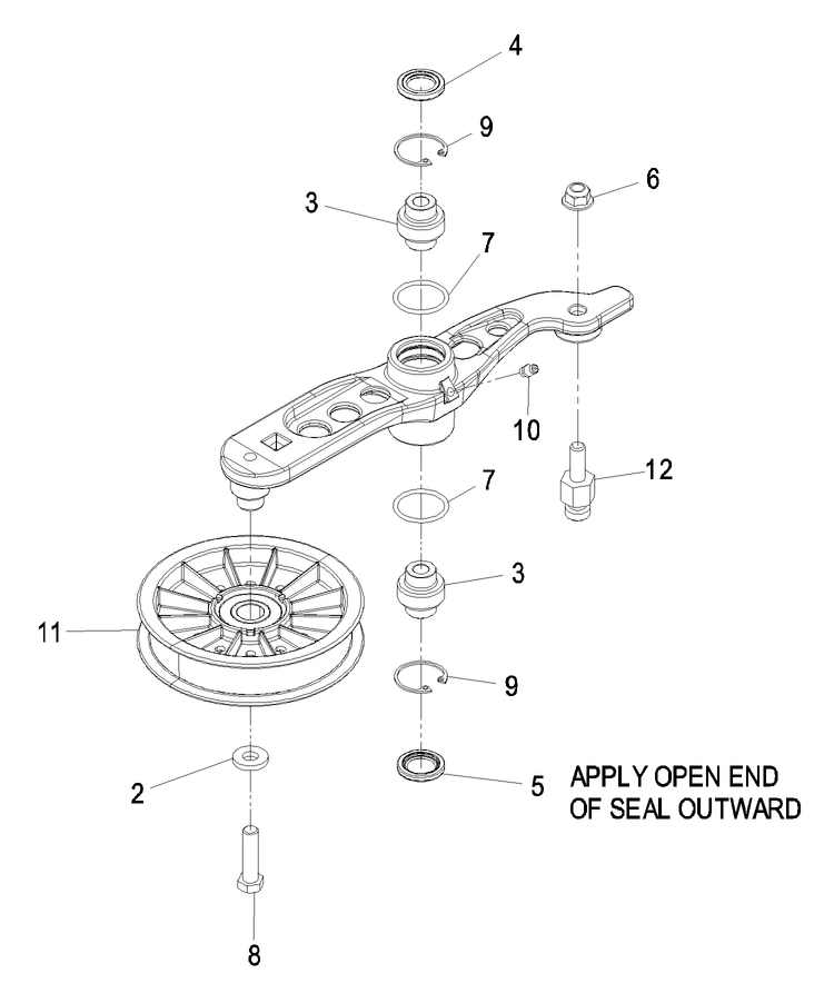 エンダモロジー　パーツ部品 Pump Idler Assembly - 109-2182 | Exmark