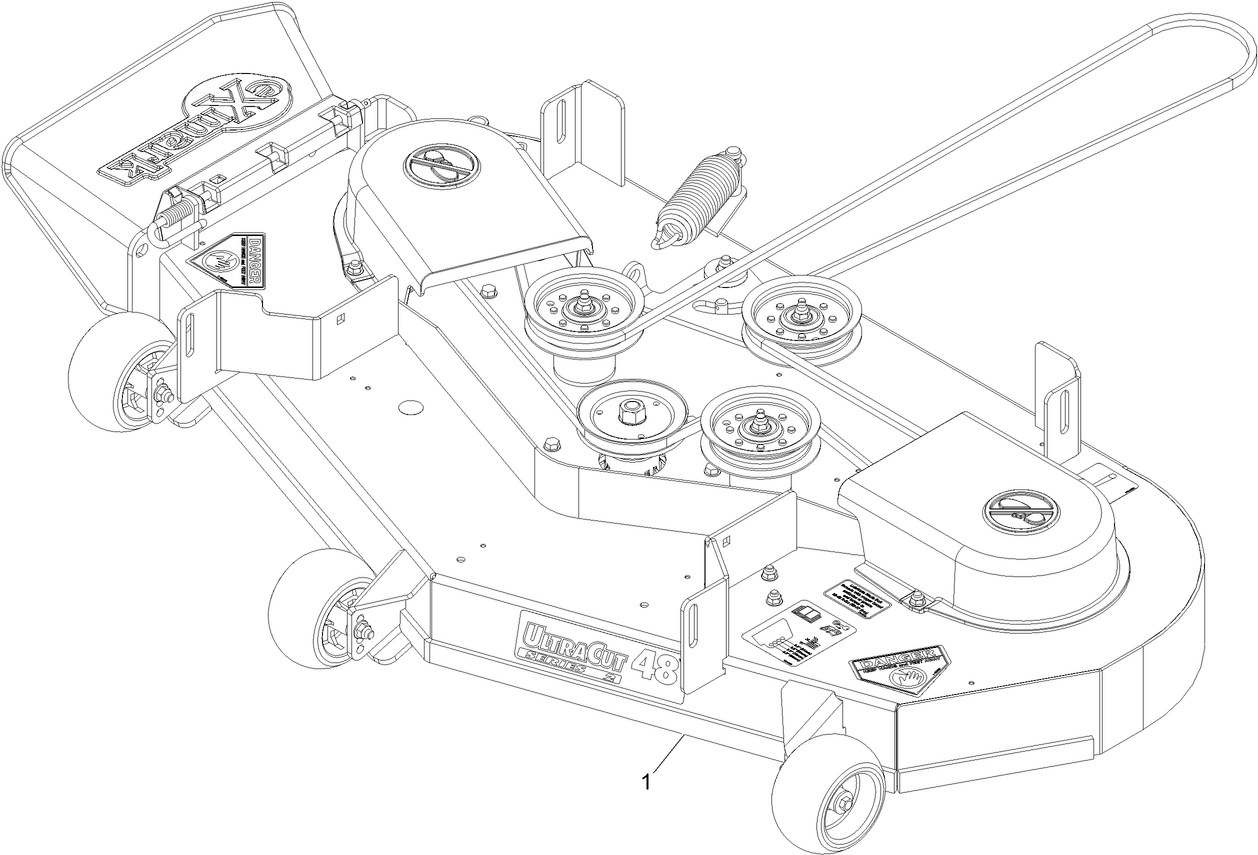 Mana Diagram ２枚セット Exmark Mower and Parts Diagrams | Exmark
