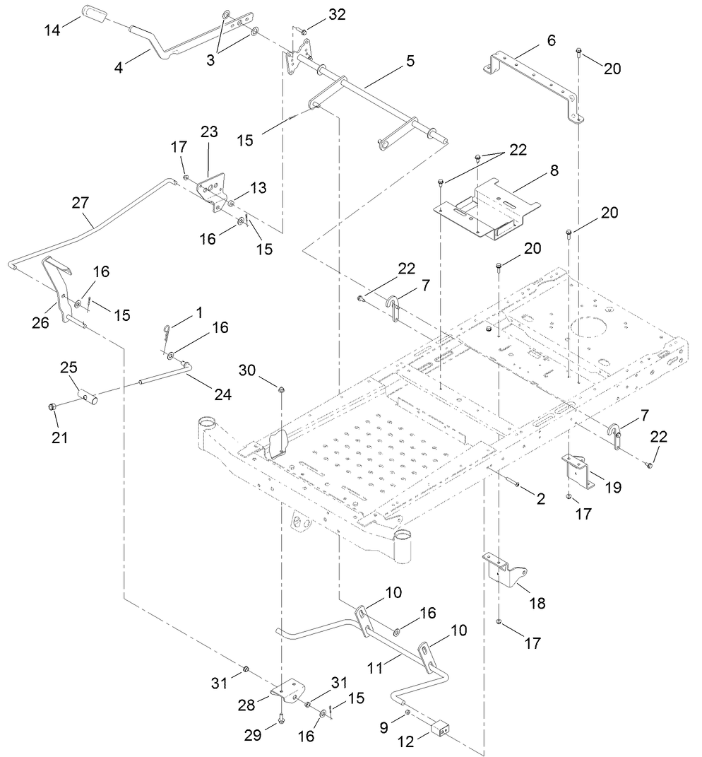Deck Lift Assembly | Exmark