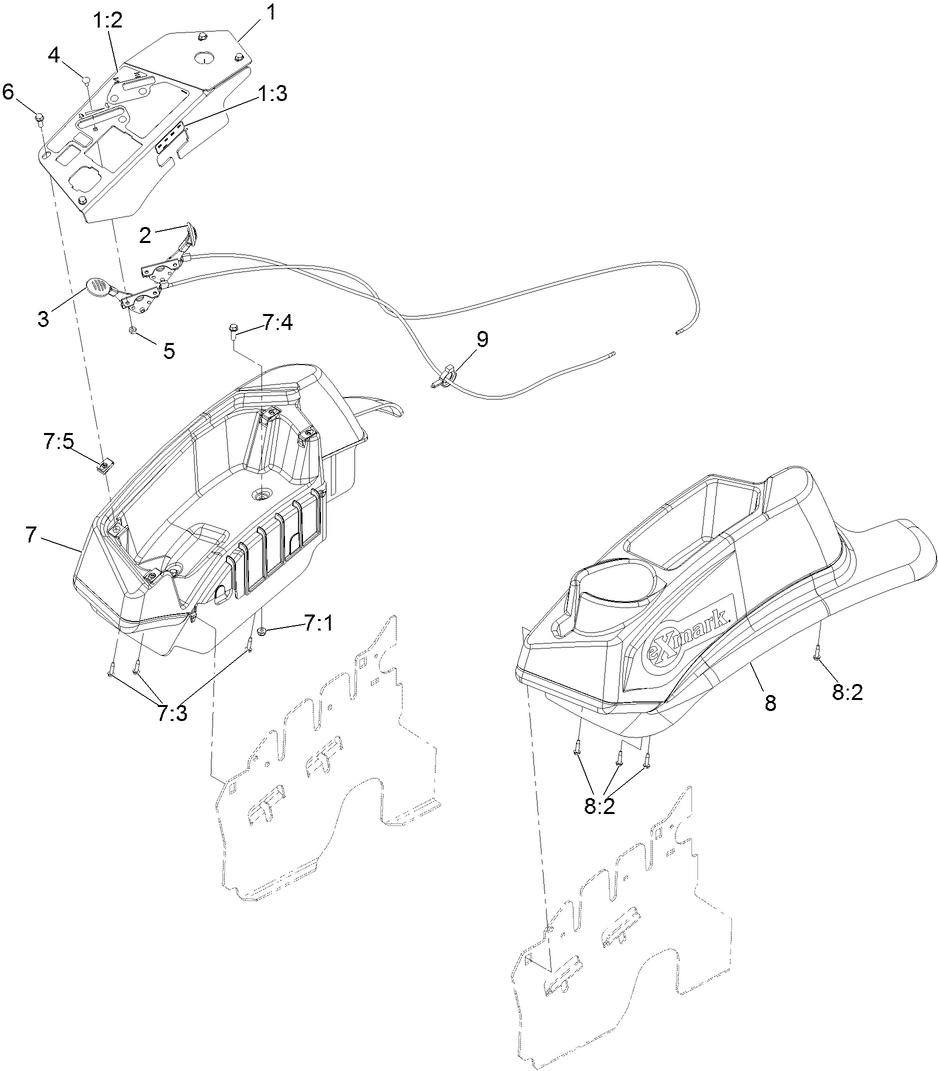 ex-ページ Exmark Mower and Parts Diagrams | Exmark