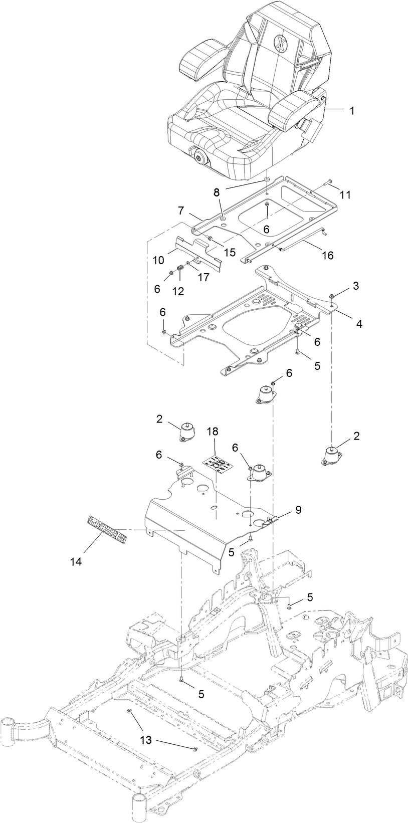 Seat Assembly | Exmark