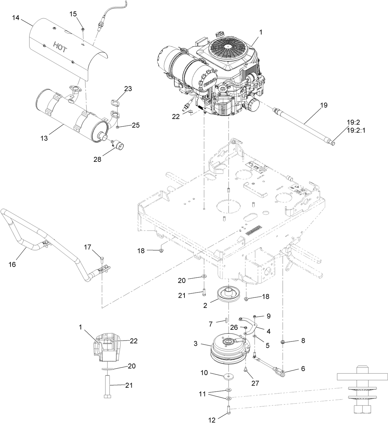 trrkkr6個 Exmark Turf Tracer X-Series Mower | Model TTX730EKC60400