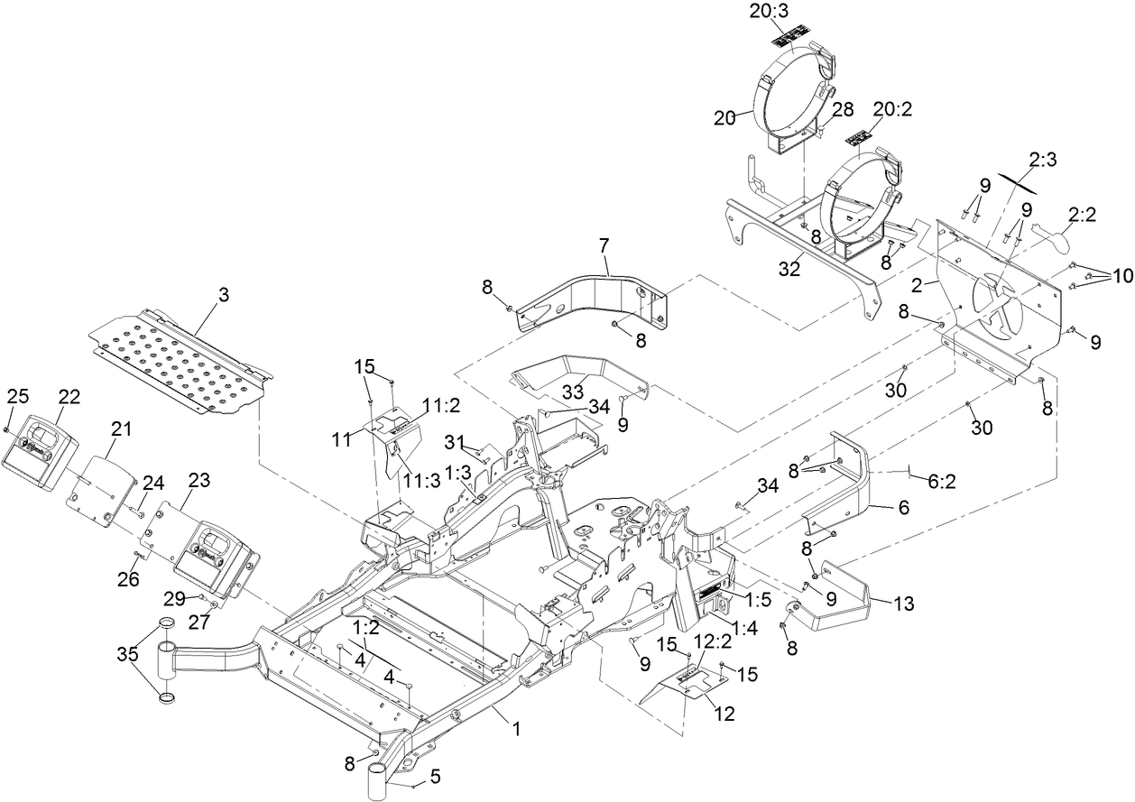 Main Frame Assembly | Exmark
