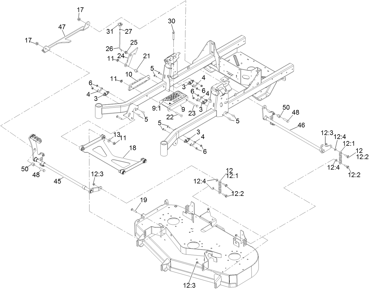 Deck Lift Assembly | Exmark