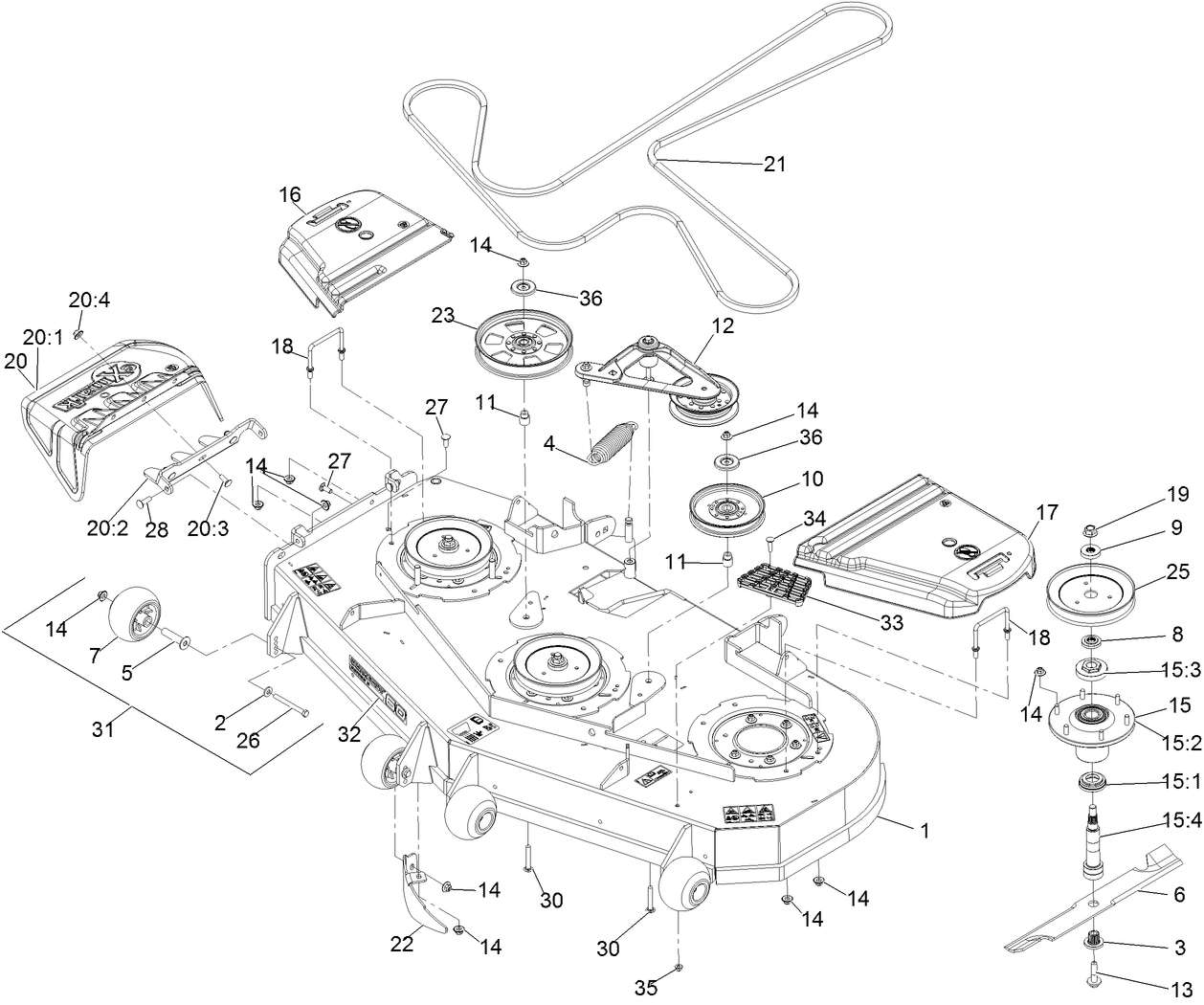 ekページ！ Exmark Mower and Parts Diagrams | Exmark