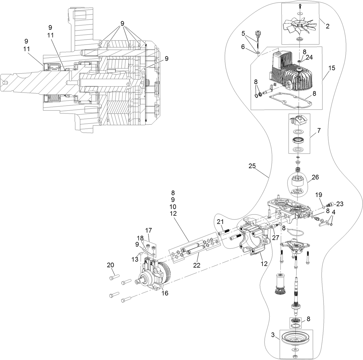 みページ Exmark Mower and Parts Diagrams | Exmark